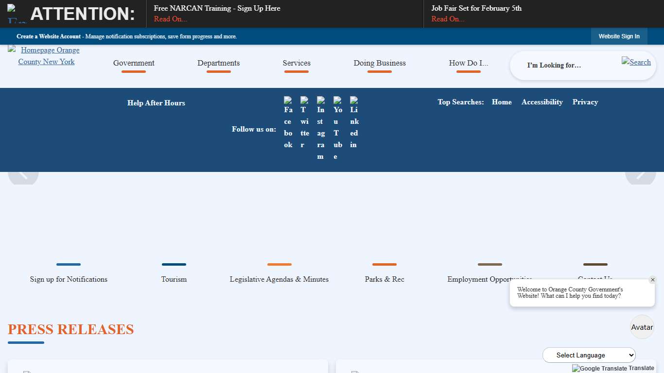 Orange County, NY | Official Website
